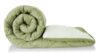 HOMEKART 220 GSM Solid Plain Reversible Summer Microfiber AC Comforter/Duvet| All Season Single Size 3 Layered Quilted Blanket for Single Bed (220 cm x 152 cm, Light Green)
