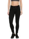 Macrowoman W-Series Women’s Regular Track Pants (MW3154_Black_Medium)