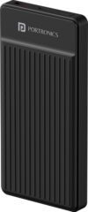 Portronics 10000 mAh 22.5 W Ultra Slim Pocket Size Power Bank(Black, Lithium Polymer, Fast Charging for Mobile)