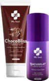 My Soul Ejacudelay Delay Spray for Men (20g) and Water Based Chocolate Flavored Lubricant(60 ml)