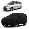 Sulfar 100% Water Resistant Car Body Cover Compatible with Mirror for Toyota Previa (Triple Stitched, Full Bottom Elastic, Black)