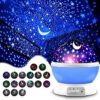Sument Romantic LED Cosmos Star Master Sky Starry Night Projector Bed Night Lamp Night Dual Disco Ball(Ball Diameter: 15 cm)