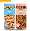 41 foods Dry fruits combo pack of Cashews Almonds | badam Kaju (150×2) 300 GM Almonds, Cashews(2 x 150 g)