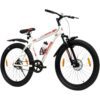 BUKE Avon Kings 26T IBC Mountain Cycle for Men Bicycle/Bike Single Speed for Men – Ideal for 10+ Years (26T, White)