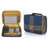 EUME Fixa 2 Compartment Electronic Accessories Organizer & Travel Gadget Bag for Men & Women (Navy Blue)
