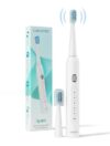 Caresmith SPARK New Rechargeable Electric Toothbrush For Adults | 2 Brush Heads | 5 Operational Modes (White, 1)