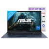 ASUS Vivobook 15,13th Gen,Intel Core i7-13620H(Intel UHD iGPU/16GB RAM/512GB SSD/FHD/15.6″/60Hz/Backlit Keyboard/Windows 11/M365 Basic (1Year)*/Office Home 2024/Quiet Blue/1.70 kg) X1502VA-BQ838WS