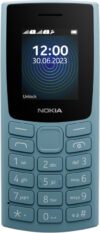Nokia 110 Dual Sim, Keypad Mobile with Wireless FM Radio, Bluetooth and Rear Camera(Cloudy Blue)
