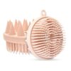 GLUN® 2 in 1 Bath and Shampoo Brush, Exfoliating Body Brush, Premium Silicone Loofah for Use in Shower, Head Scrubber Scalp Massager