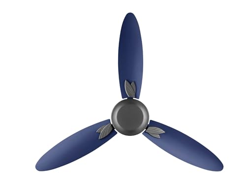 Havells 1200mm Elio BLDC Ceiling Fan | Remote Controlled, High Air Delivery Fan | 5 Star Rated, Upto 60% Energy Saving, 2+1* Year Warranty | (Pack of 1, Smoke Brown)