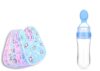 ANTIL’S 3pcs Waterproof Baby Bib/Apron & 1 Pcs Spoon Feeder Combo Pack