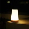 Rosha Halo Wireless Plastic LED Table Lamps | Upto 8-10 Hrs 2200mAh Rechargeable Batteries | Touch Dimmer Control | 6 RGB Colors (Transparent)