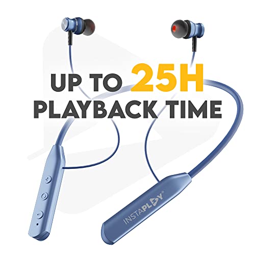 HP H150 True Wireless Earbuds, Bluetooth Connectivity, Digital Active Noise Cancelation, 7 Hours of Playtime, Fingerprint Touch, IPX3 Water-Resistant Design, 1-Year Limited Warranty, Blue, A20QBAA