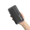 Amazon Basics 20000 mAh Power Bank | Fast Charging | Dual Output USB-A Ports | Dual Input (Black)