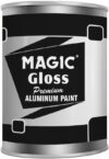 Magic Paints Silvio Aluminum Paint for Metal Surfaces Aluminium Silver Enamel Wall Paint(50 ml)