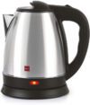cello Quick Boil Portable Stainless Steel Electric Kettle(1.5 L, Silver, Black)