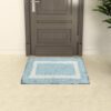 Status Contract Microfiber Soft and Super Absorbent Door Mat/Bath Mat (15″ x 23″ Inch) (1, Blue)