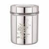 Neelam Stainless Steel 19, 22 Gauge Lazer Etching Deep Dabba, Utility Canisters, Storage Containers, Ideal for Storing Food, Durable Quality, Perfect for Daily Uses, Durable & Elegant Storage, 8800 ml