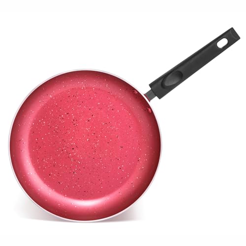 Pigeon Mio Nonstick Aluminium Cookware Gift Set, Includes Nonstick Flat Tawa, Nonstick Fry Pan, Kitchen Tool Set, Nonstick Kadai with Glass Lid, 8 Pieces Kitchen Set (Black)