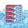 Colgate MaxFresh 600g (150g x 4, Pack of 4) Breath Freshener Toothpaste, , Peppermint Ice, Blue Gel Paste with Menthol, Cooling crystals for bad breath control