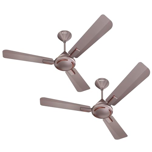 Havells Trinity Underlight 1200mm 1 Star Energy Saving Ceiling Fan (Dusk LT Copper, Pack of 1)