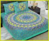 JAIPUR PRINTS 220 TC Cotton Double, Queen Printed Flat Bedsheet(Pack of 1, Sea Green)