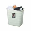 Nayasa Waste Paper Dustbin No. 425- Pack Of 2, Medium, White