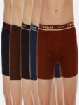 Dollar Men Dollar Lehar Mens Combed Cotton Trunk – Pack of 5 – Actual Colour May Vary Brief