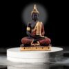 XL Kitchen Polyresin Sitting Buddha Idol Statue Showpiece