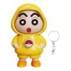 WOYAX Shinchan Face Changing Keychain with 3 Expressions 3D Cartoon Character ABS Toy Key Holder Unisex Keychain for Bags, Cars & Gifts Cute Action Figure for Kids & Adults