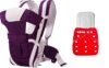 Antil’s Purple Baby Carrier Bag & Washable/Reuseable Baby Diaper with 5 Layer Insert White Combo