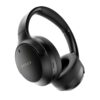 Boult Q Over Ear Bluetooth Headphones with 70H Playtime, 40mm Bass Drivers, Zen™ ENC Mic, Type-C Fast Charging, 4 EQ Modes, BTv 5.4, AUX Option, Easy Control, IPX5 headphones wireless with mic (Black)