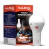 Halonix 5W Portable Emergency Inverter Bulb | Rechargeable LED Light for Power Cuts & Camping | Type-C USB Charging | Up to 4 Hours Backup | Hanging Clip Included | Cool Day Light | Pack of 1