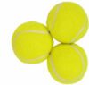 GJSHOP Light Weight Tennis and Cricket Ball Tennis Ball Soft & Bouncy Tennis Ball(Standard, Pack of 3, Green)