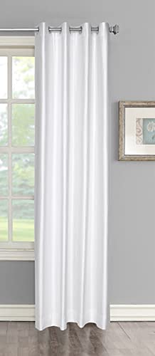 The Decor Hub Faux Texture Plain Curtains for Door with Eyelets | Room Darkening Curtains for Living Room | Wine Curtains 8 Feet Pack of 1 Panel