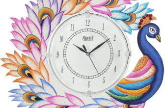 AJANTA Analog 33 cm X 33 cm Wall Clock(Multicolor, With Glass, Standard)