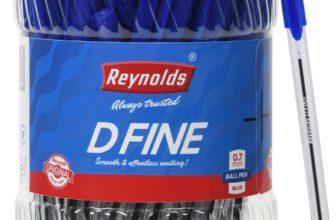 Reynolds DFine Ball Pen(Pack of 70, Ink Color – Blue)