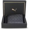 PUMA Men Black Genuine Leather Wallet(4 Card Slots)