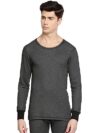 Macroman Warmax Thermal Upper for Men, Full Sleeve U-Neck in Double-Layered Viscose Cotton Poly Blend for Extreme Cold Weather, Black, XL, Pack of 1