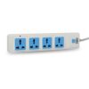 ZEBRONICS ZEB-PS4301 2500 WATTS Power Extension Socket with 4 Universal sockets