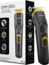 One Plus OP 11 Cordless Professional Hair Trimmer Titanium coated blade waterproof Trimmer 120 min  Runtime 4 Length Settings(Black, Yellow)