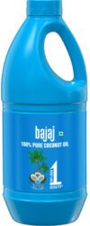 BAJAJ 100% Pure Coconut Oil 1 litre | Made with Premium Grade 1 Quality Coconuts Hair Oil(1000 ml)
