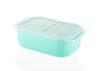 XMART INDIA 3000ml Refrigerator Storage Box Airtight Fruit & Vegetable Containers for Freshness | Versatile Kitchen Storage for Food, Snacks, and Salad Home, Household & Multi Use(Light Green)