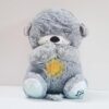 Breathing Teddy Bear Sleep Soother for Babies & Kids | Glowing Night Light, Music & Motion | Sensory Plush Toy for Bedtime Calm | Portable Snuggle Buddy for Naps & Travel (blue)