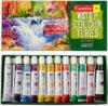 Camlin Kokuyo Student Water Color Tube – 5ml Each, 12 Shades