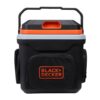 BLACK+DECKER BDC24L 24 Litre Thermoelectric Pre-Cool Portable Automotive Car Beverage Cooler & Warmer, Used To Store Beverages, 1 Year Warranty, ORANGE & BLACK