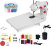 Flipkart SmartBuy Portable Mini with Foot Pedal, Built-in Stitches and Stitching Kit Electric Sewing Machine( Built-in Stitches 1)