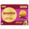 Unibic Swaadesi Dryfruit Besan Laddoo I Made with Pure Desi Ghee I Handcrafted Traditional Indian Sweets I Authentic Laddu Taste – 180 g