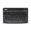 FRONTECH FT-1603A Ultra-Slim Wireless Mini Bluetooth Keyboard with 78 Keys, Rechargeable Battery, Compact Design for Windows/Mac/Android/iOS – Black