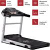 Lifelong for home & custom work outs 4 hp moter 12 kmh speed Hydraulic Foldable Treadmill (Max Weight:100 kg)